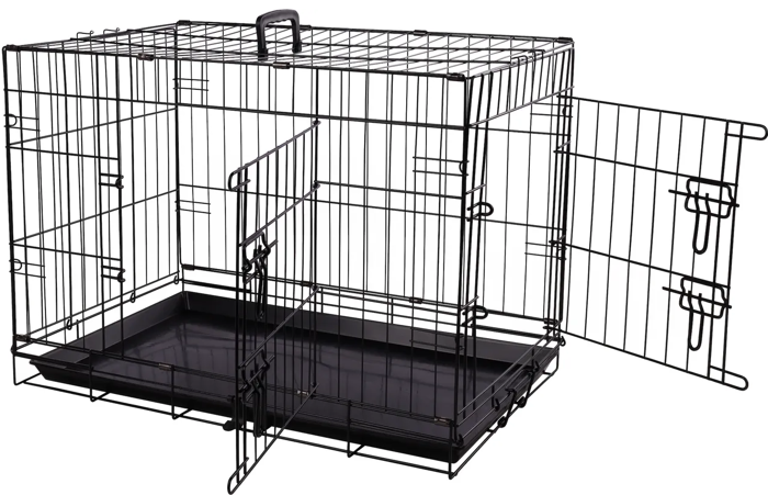 WIRE CAGE MEZO BLACK 43*61*50CM